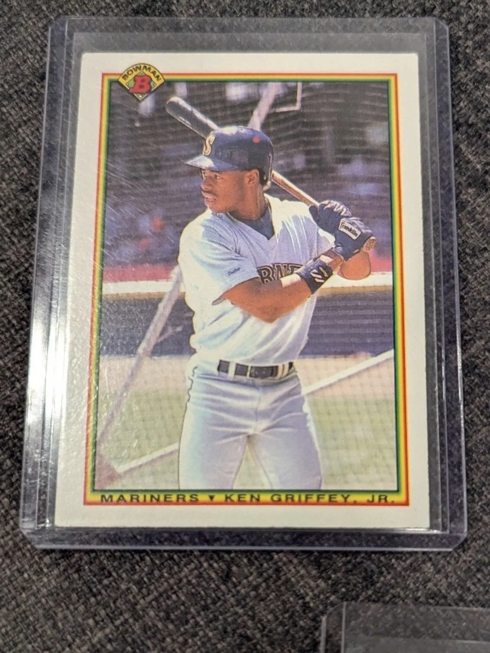 Ken Griffey Jr 5-Card Lot 1990 Bowman #481 Alrak MVP Kraft Donruss Fleer